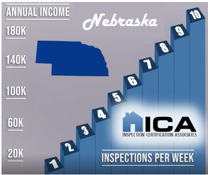 ¿Cuánto gana un inspector de viviendas en Nebraska?