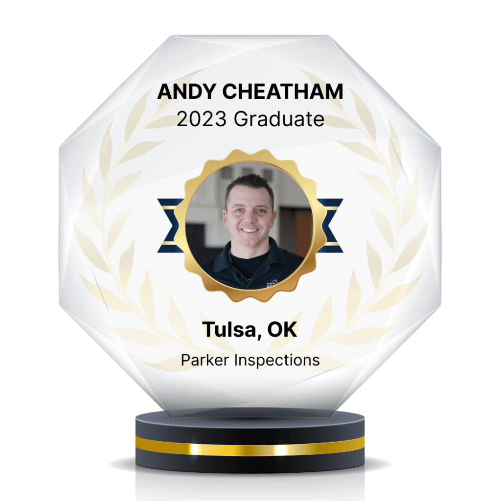 Andy Cheatham - 2023 Graduate - Tulsa, OK - Parker Inspections