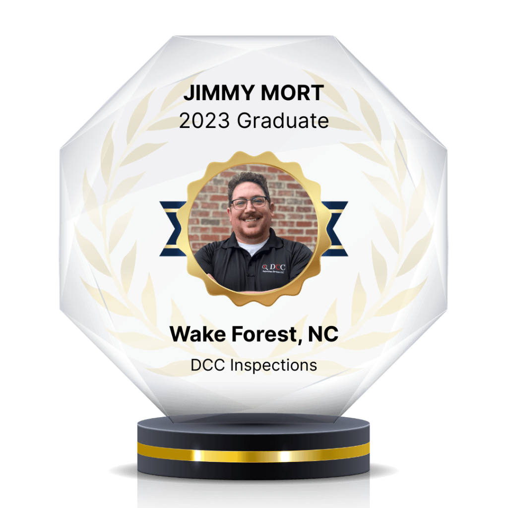 Jimmy Mort - 2023 Graduate - Wake Forest, NC - DCC Inspections
